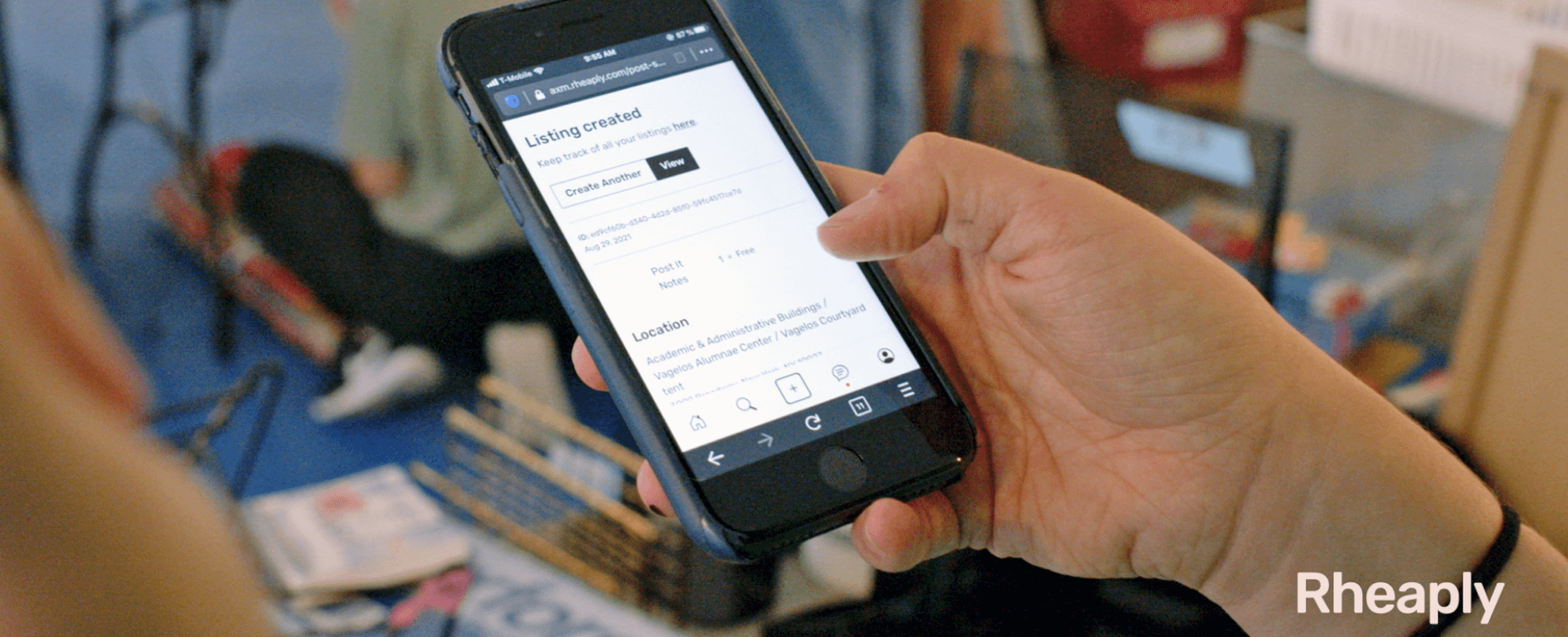 person holding phone