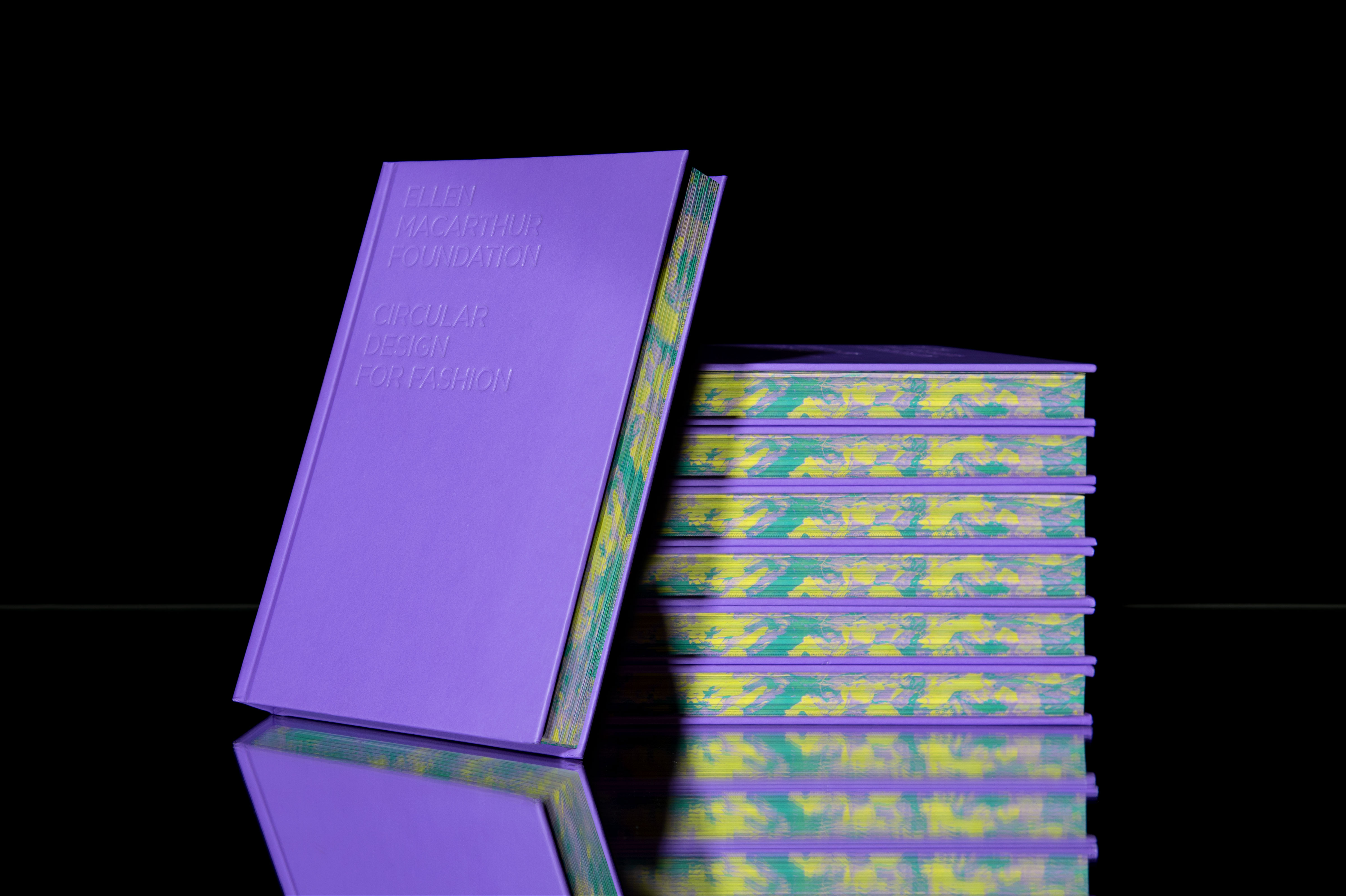 Circular Design for Fashion Book on black background