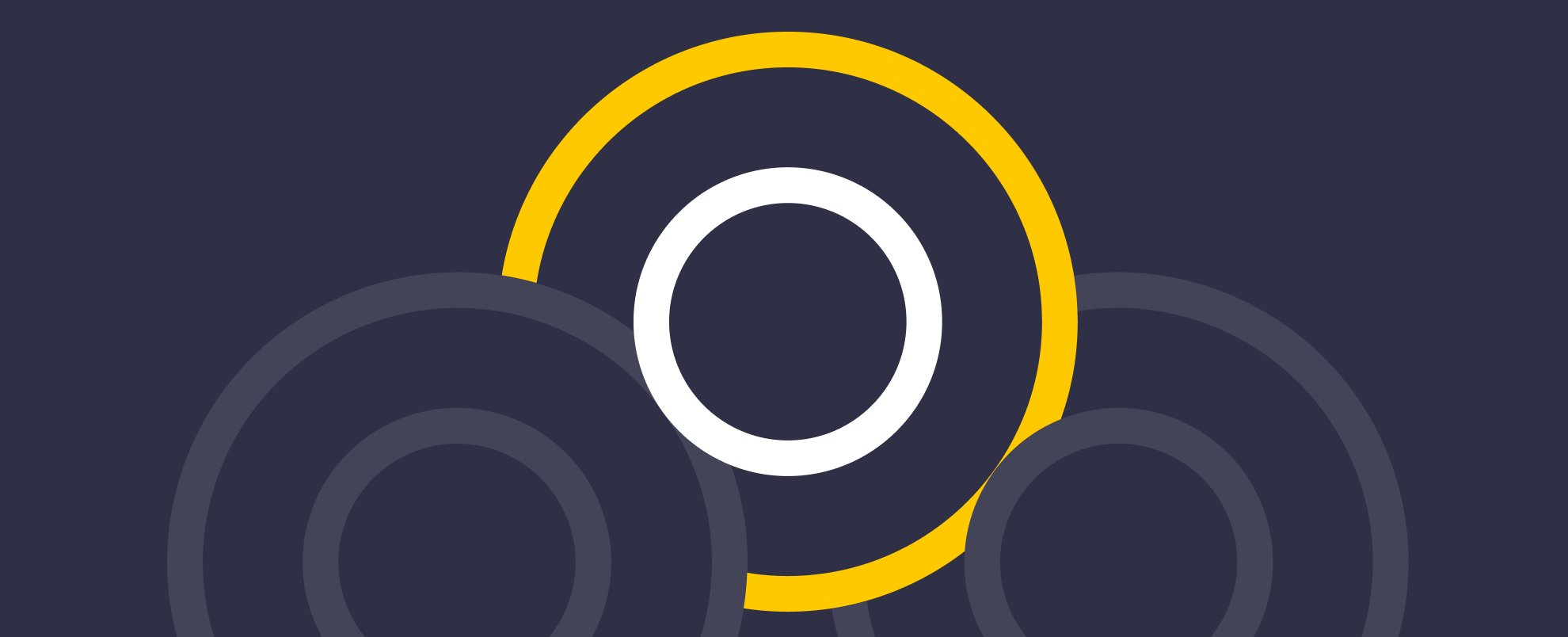 Circle pattern with one circle being highlighted in yellow
