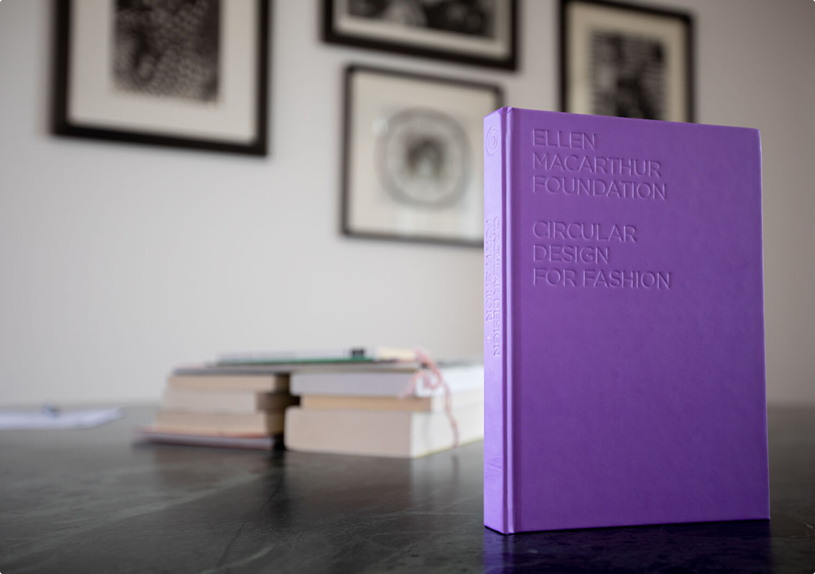 Fashion book sat on a desk