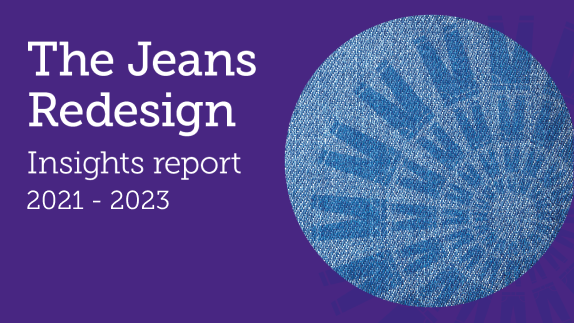 report cover for 2021 - 2023 jeans redesign insights