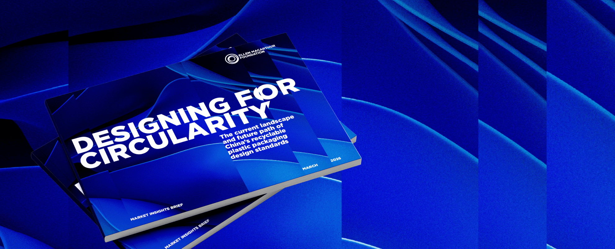 Front cover of the China plastic report 'Designing for circularity'