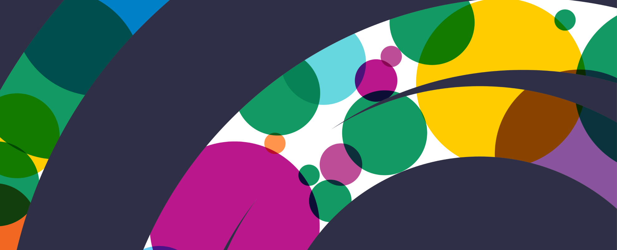 Abstract colour circles