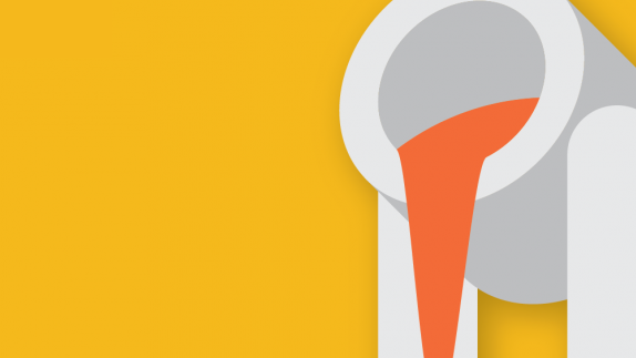 Illustration of liquid being poored