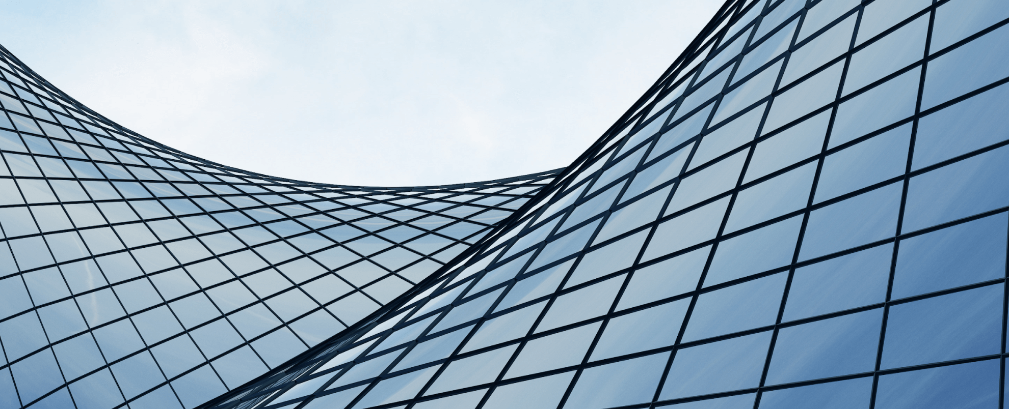 Abstract image of glass building