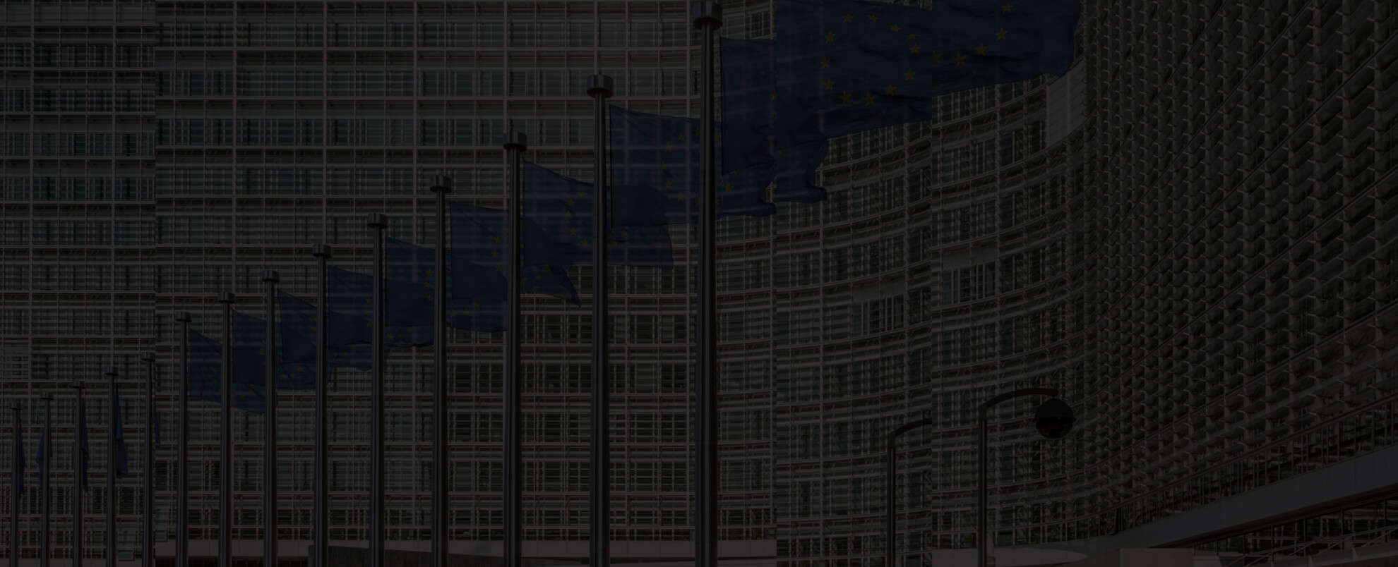 Building with flags outside