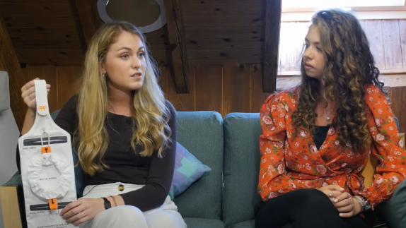 People talking on sofa