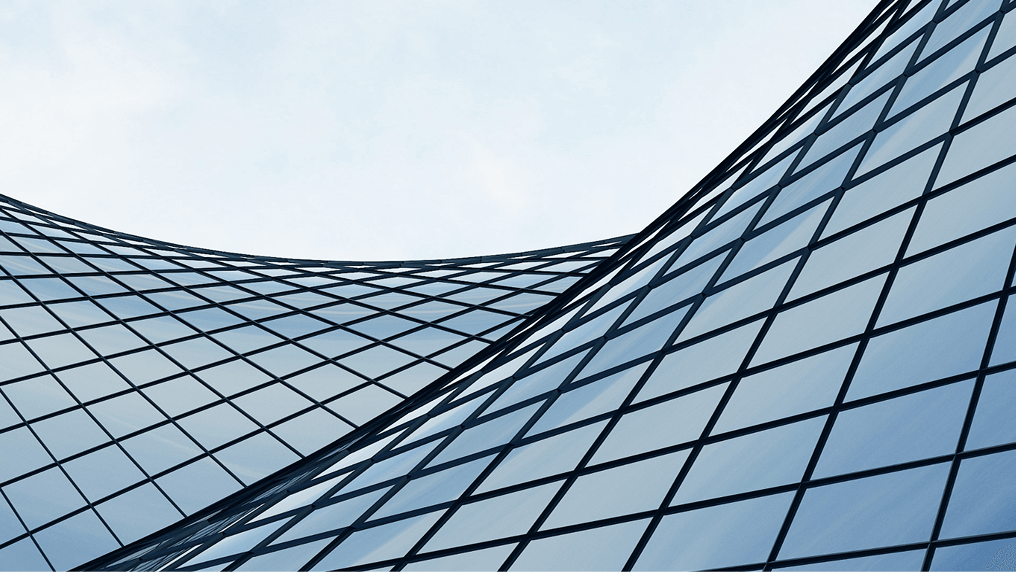 Abstract image of glass building