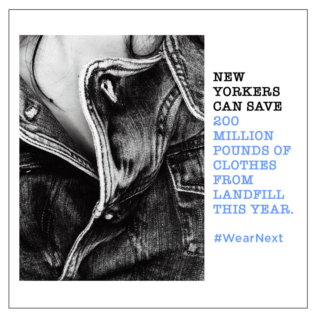 Campaign image for wearNeaxt of a black and white image of denim shirt