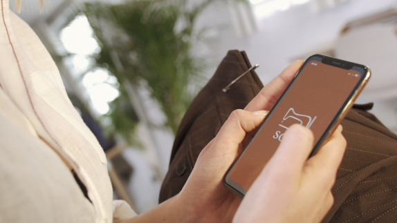 Person using their phone