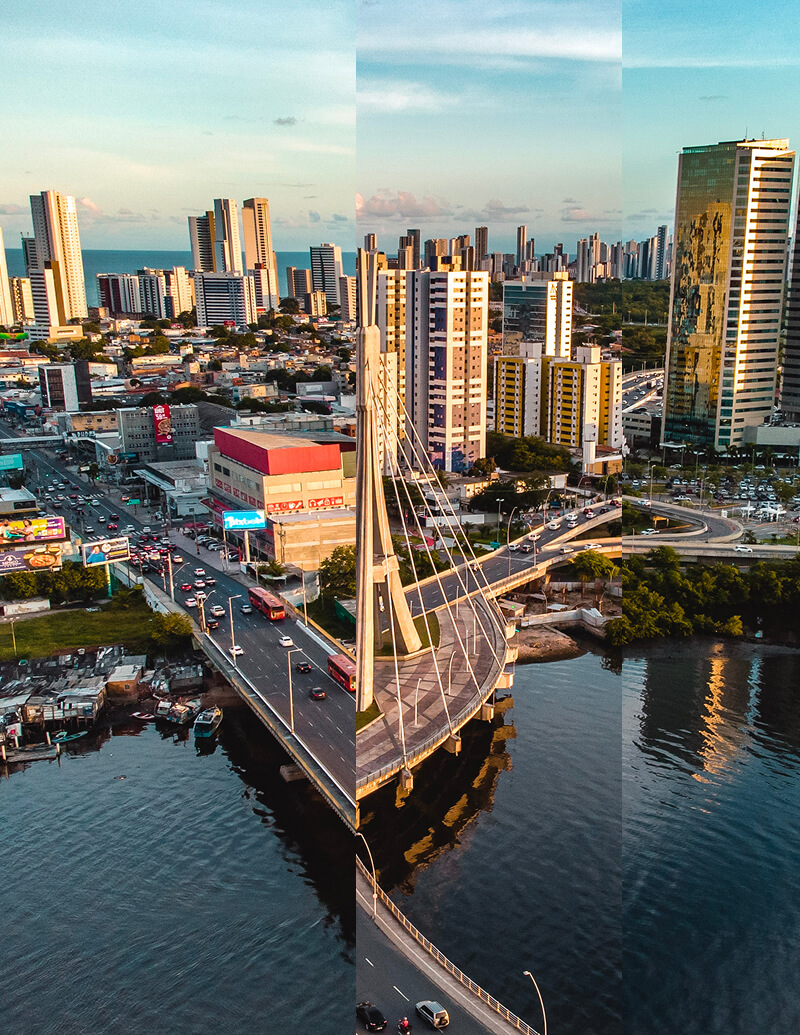 Recife city, Brasil