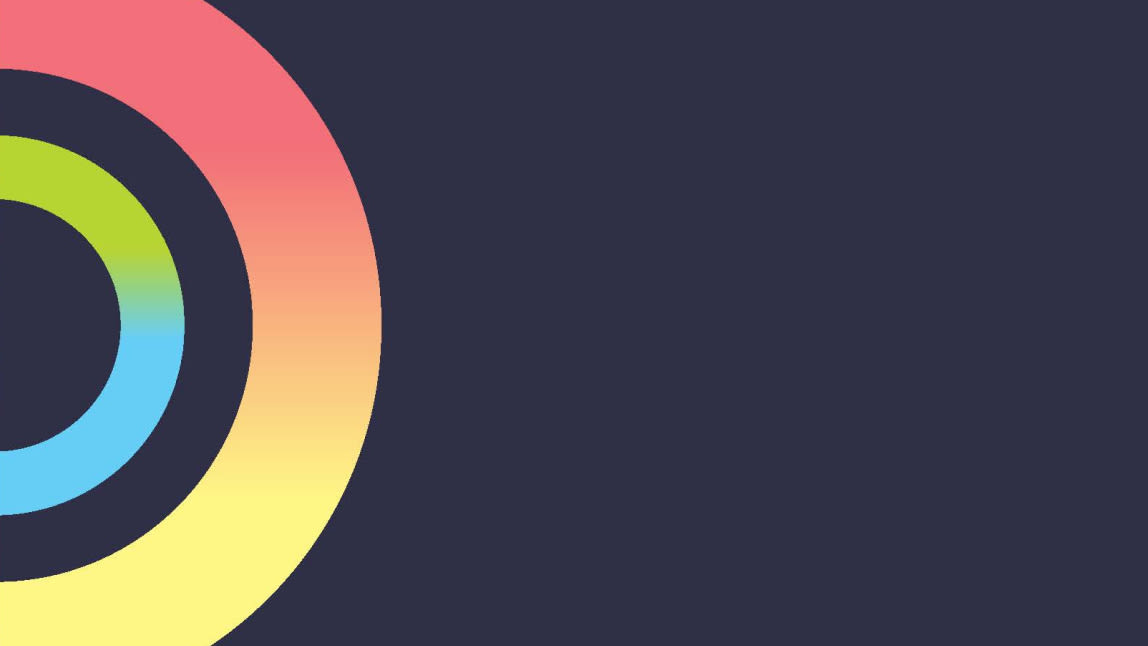 gradient circles on grey background