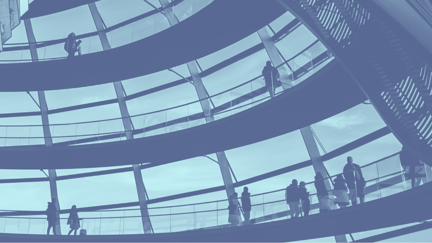 Abstract image of building