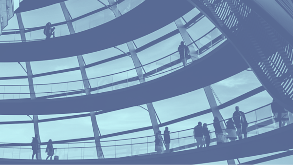 Abstract image of building