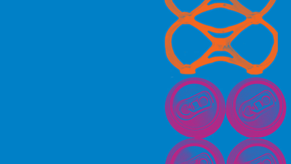 Abstract photo of cans and plastic packaging