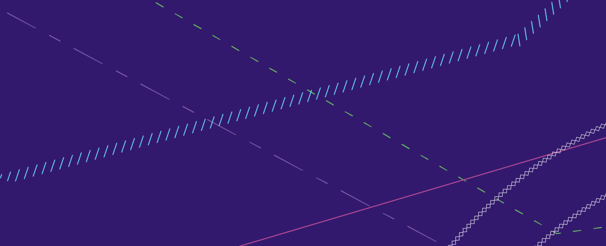 Colour pattern on purple background