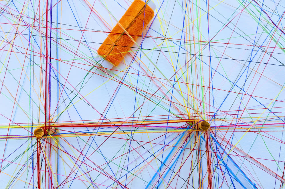 Abstract image of thread