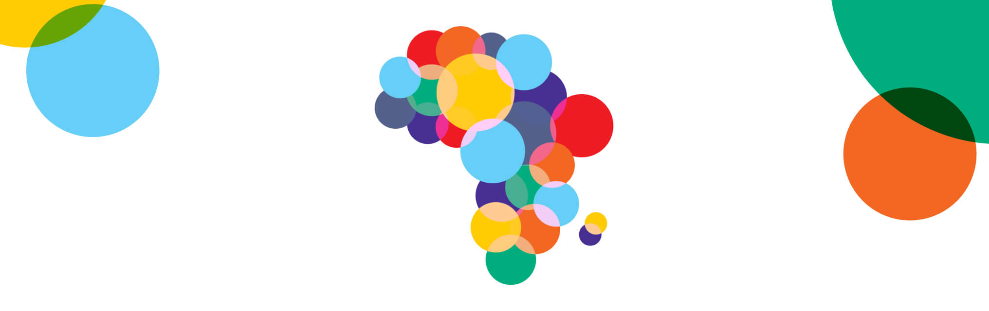 dotted pattern in the shape of africa