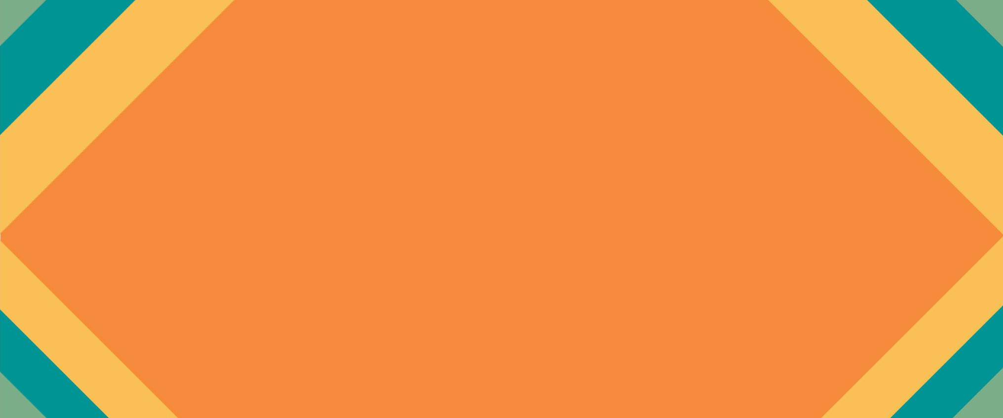 Orange background with coloured borders