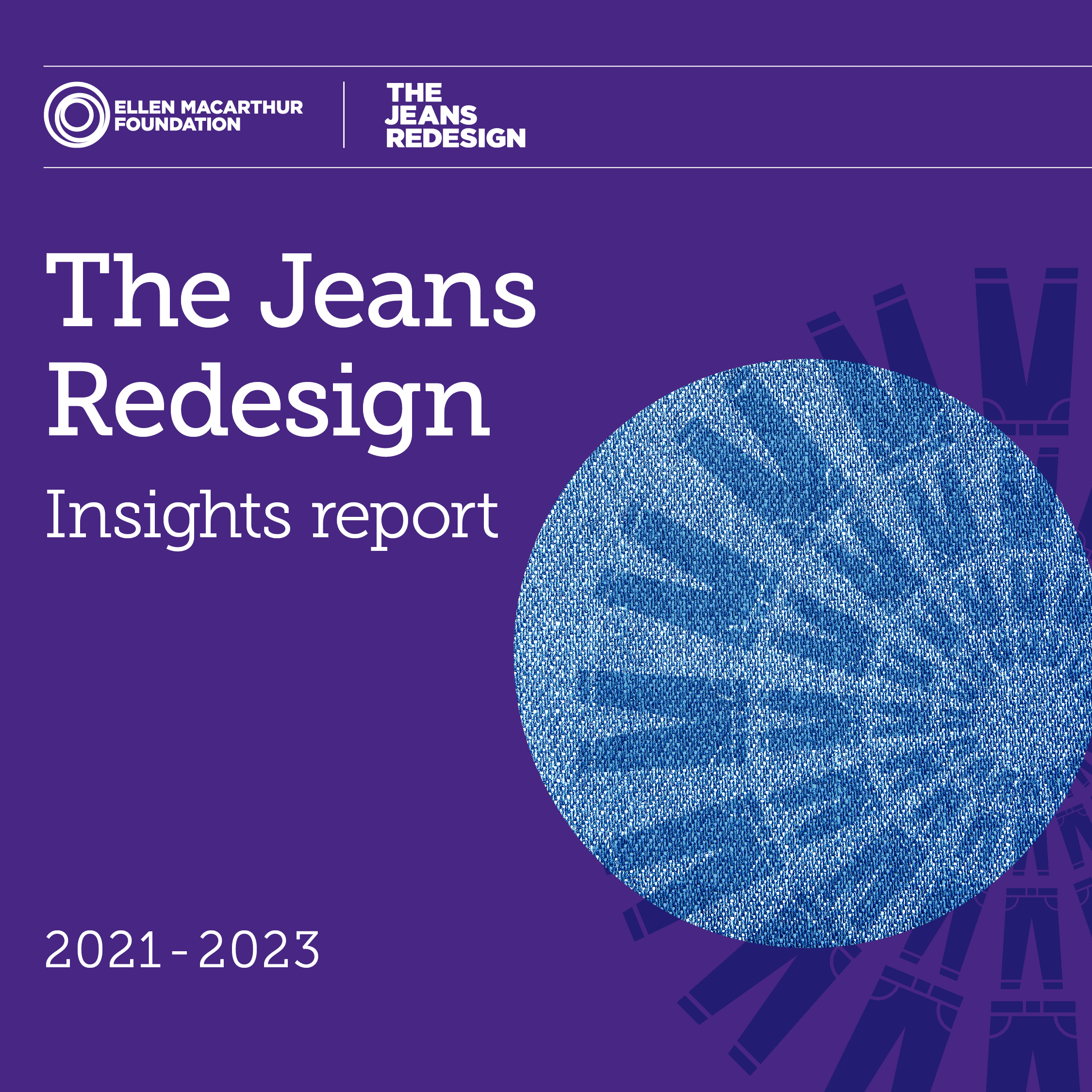 The Jeans Redesign Insights report front cover 2021-2023