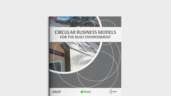 circular pattern overlaid on top of a building