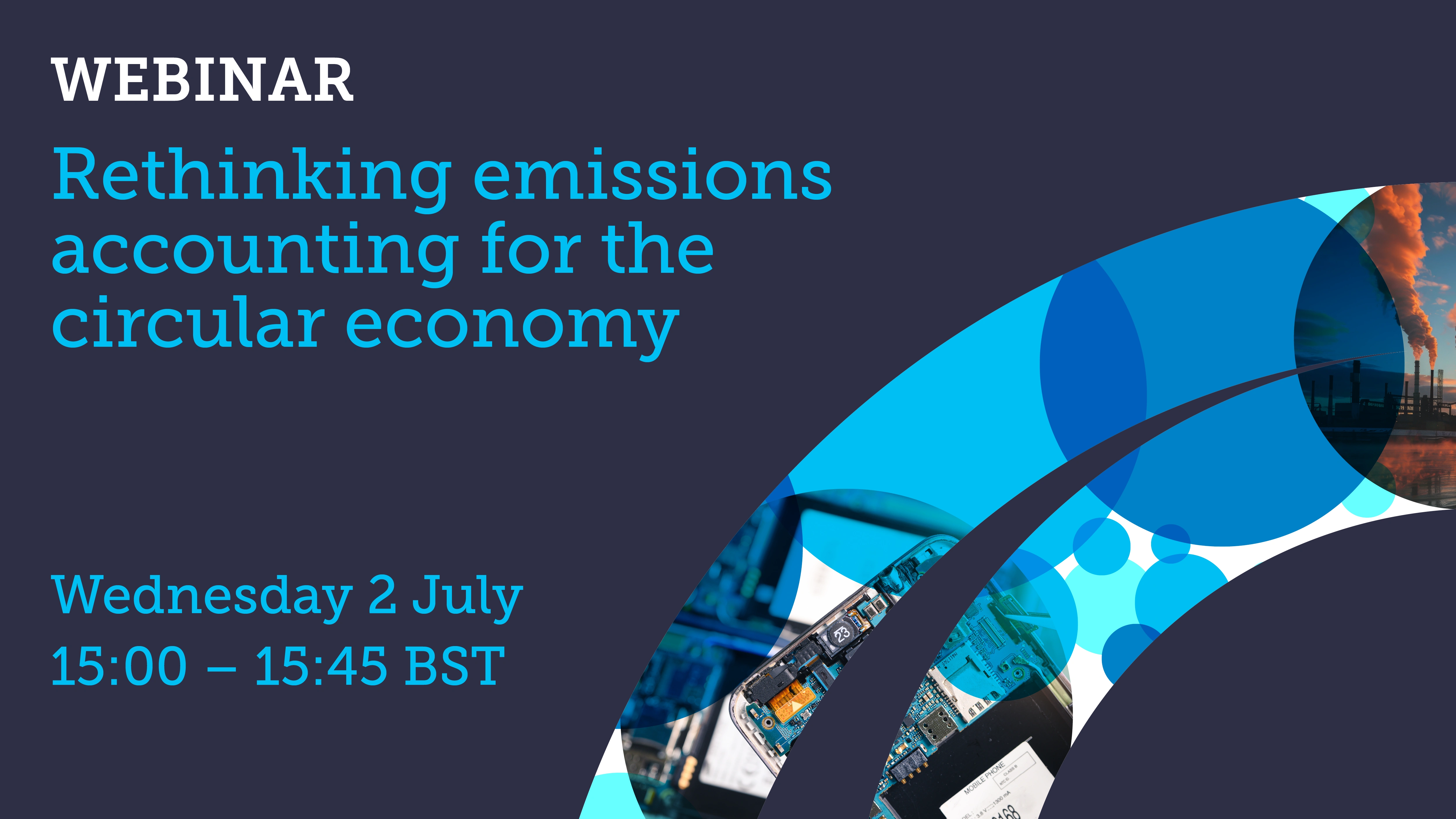 Webinar- Rethinking emissions accounting for the circular economy