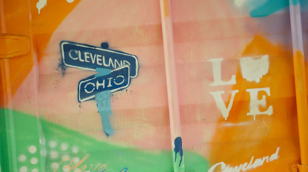 Image of street art in Cleveland