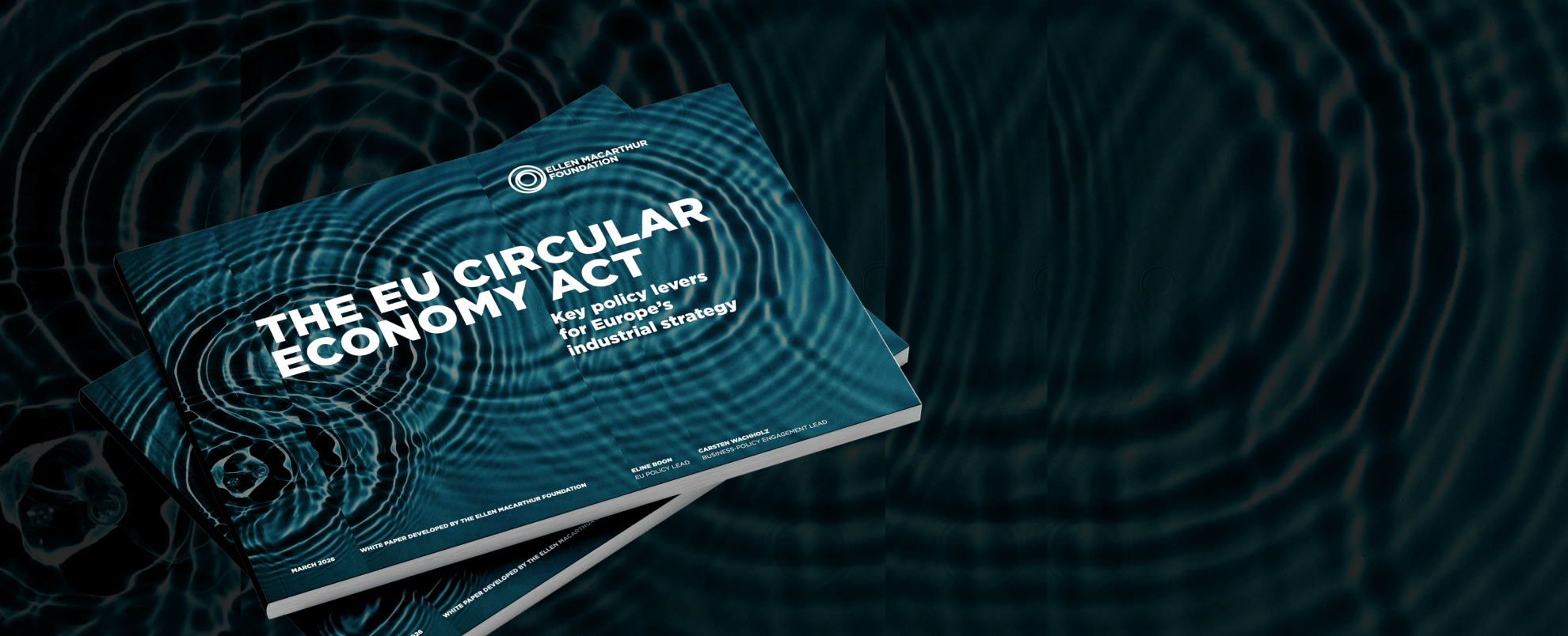 The EU circular economy act report cover