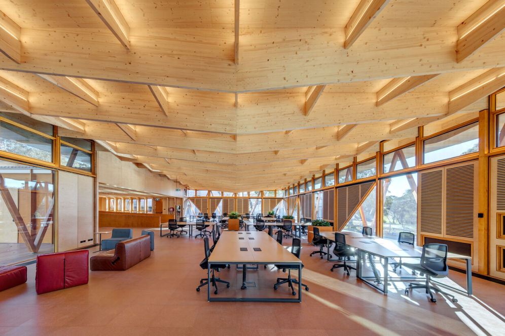 Interior of Macquarie University Innovation Hub