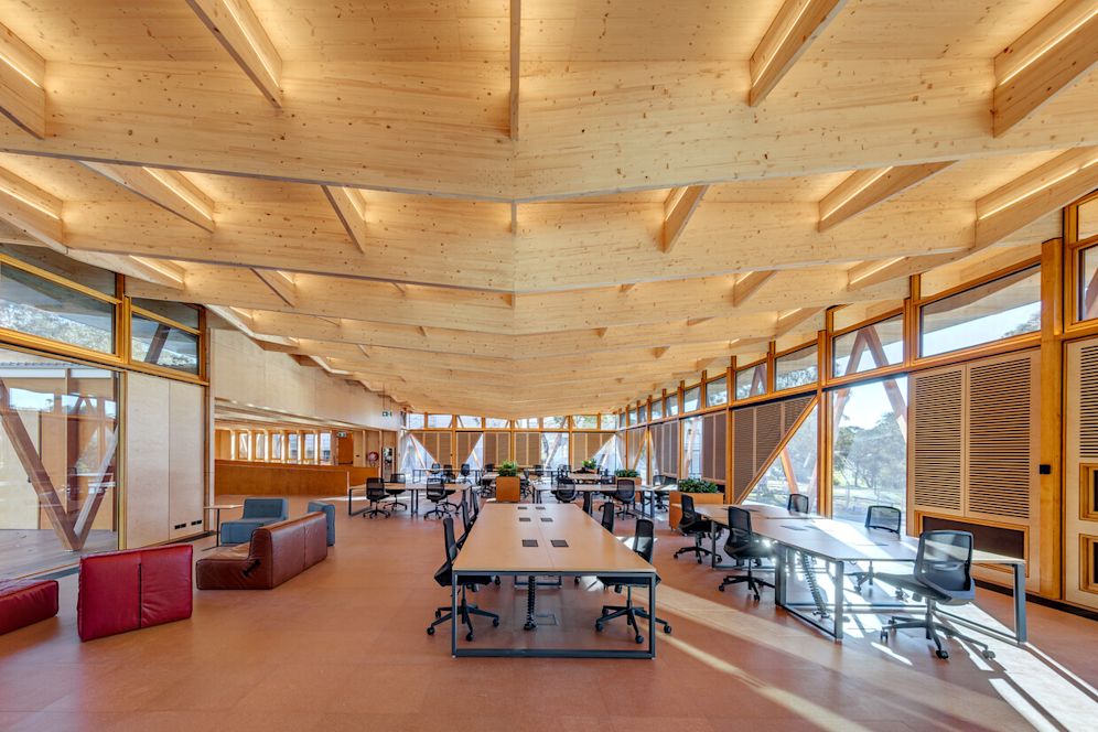 Interior of Macquarie University Innovation Hub