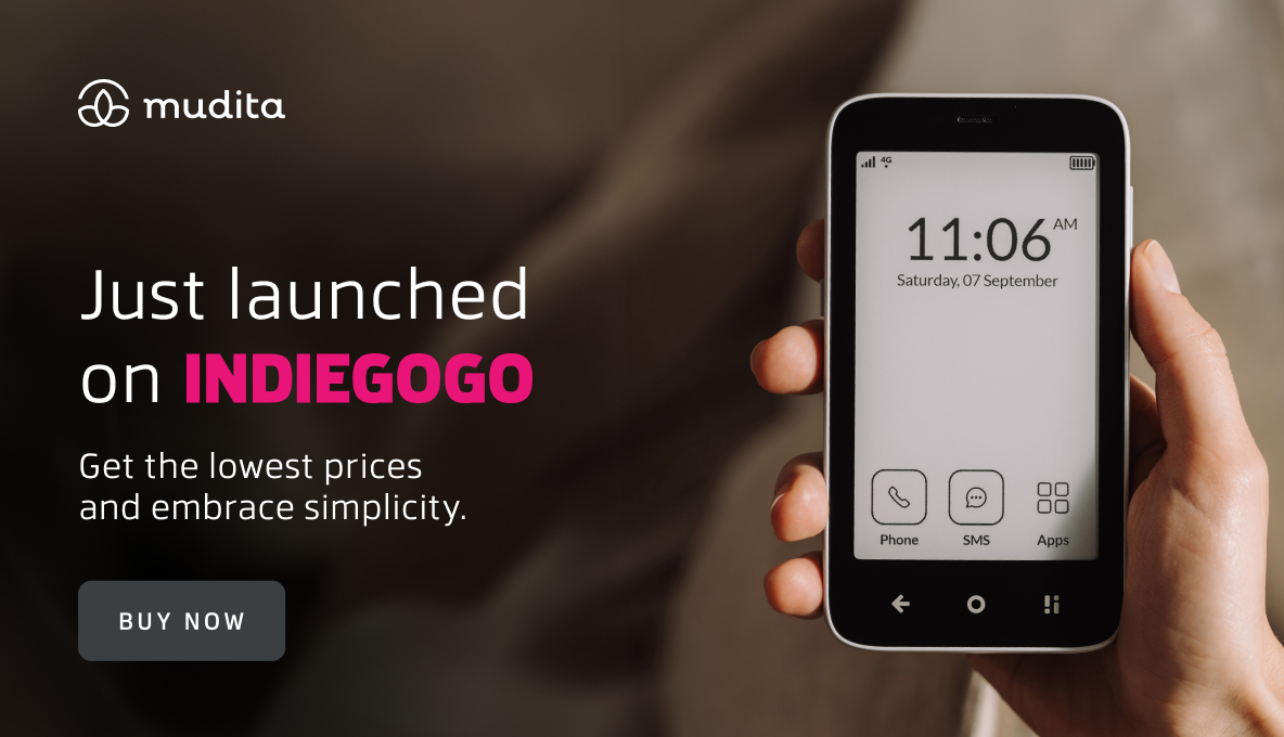 Minimalist Phone Without Internet - Mudita Pure | Mudita
