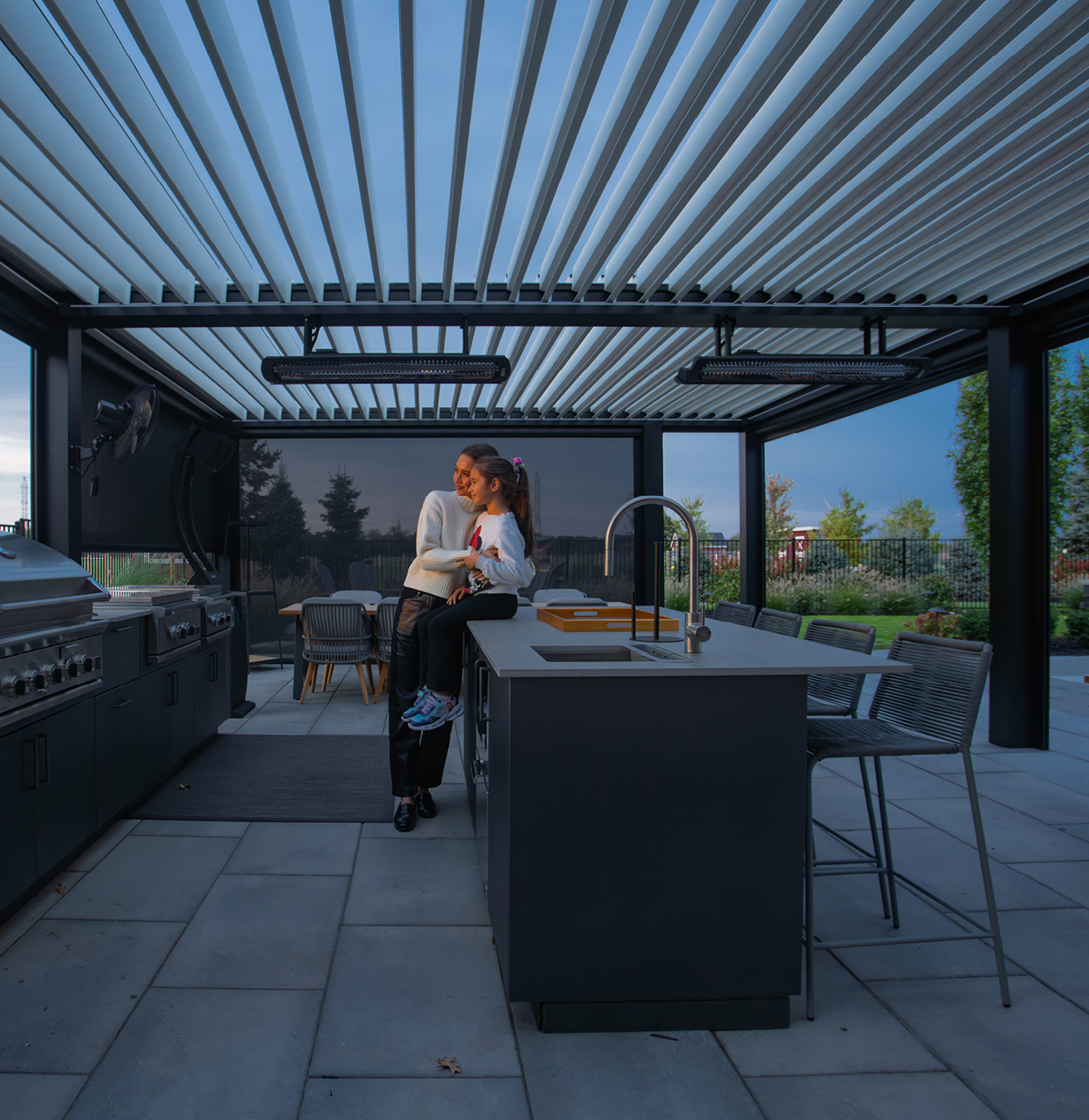 Ambiance Louvered Room - Elite Pergola | Walpole Outdoors