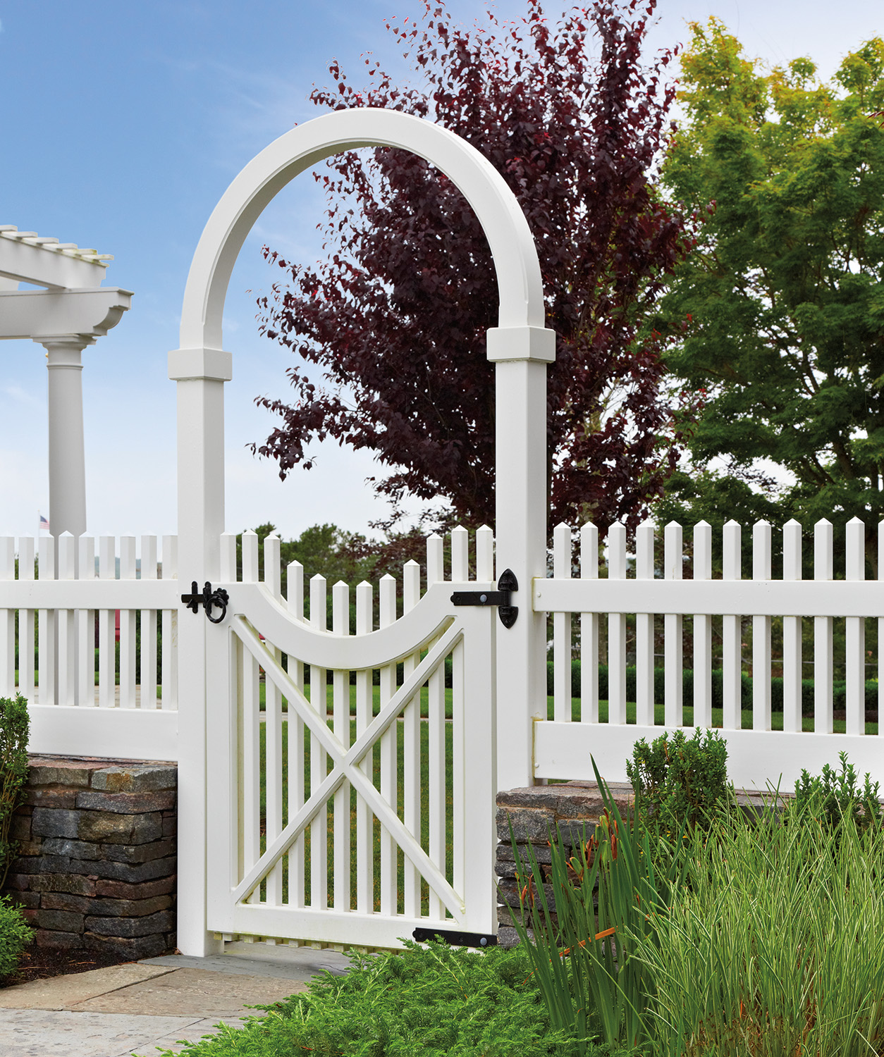 ARCH プルオーバー　オフホワイト Premium Vinyl Single Arch Arbor | Walpole Outdoors