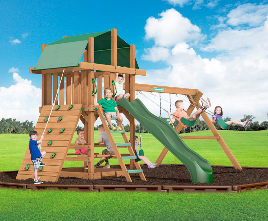 その他 Creative Playthings Wood Acrobats Creative_Playthings_Swing_Set_