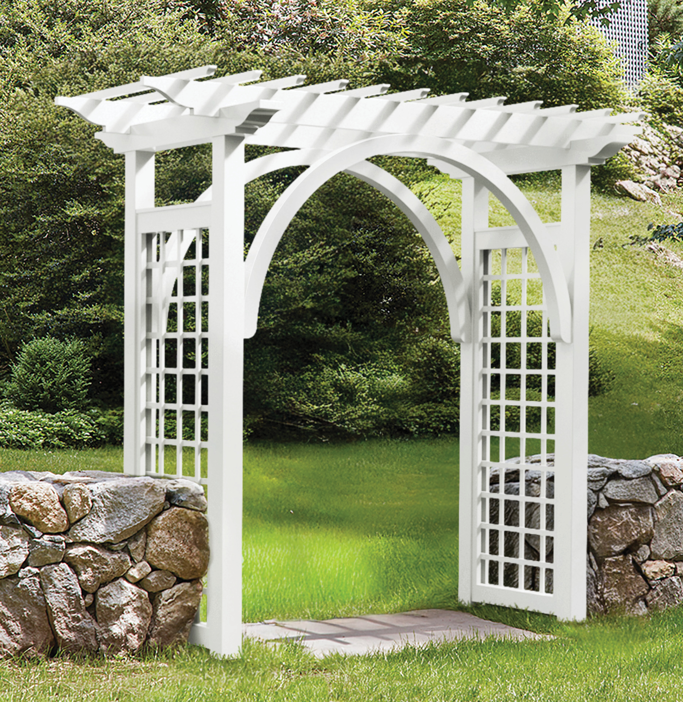 Arched Arbor: Elevate Your Outdoor Space with Elegance | Walpole Outdoors
