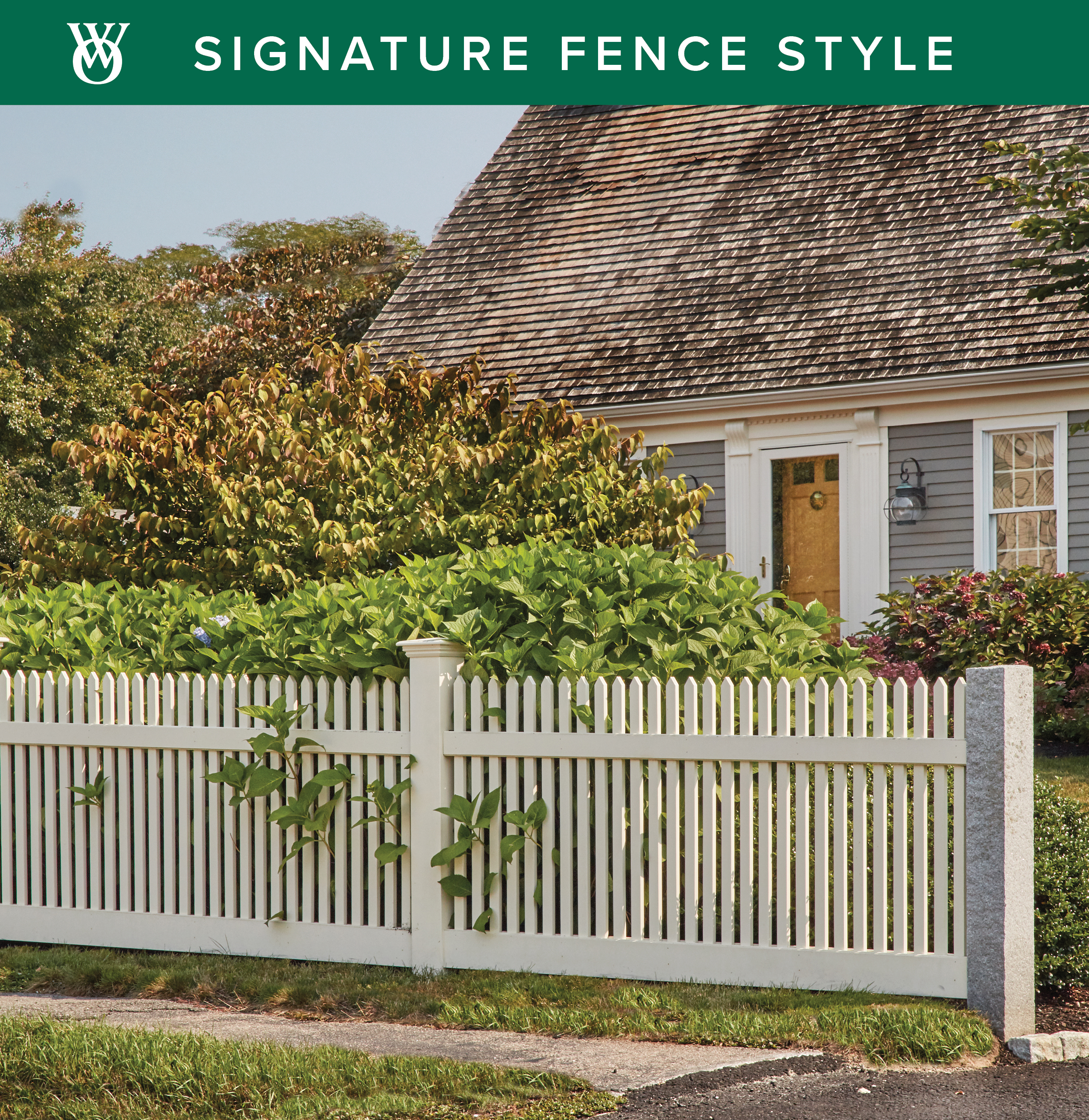 Nantucket Fence | Walpole Outdoors, image size:2704x2781