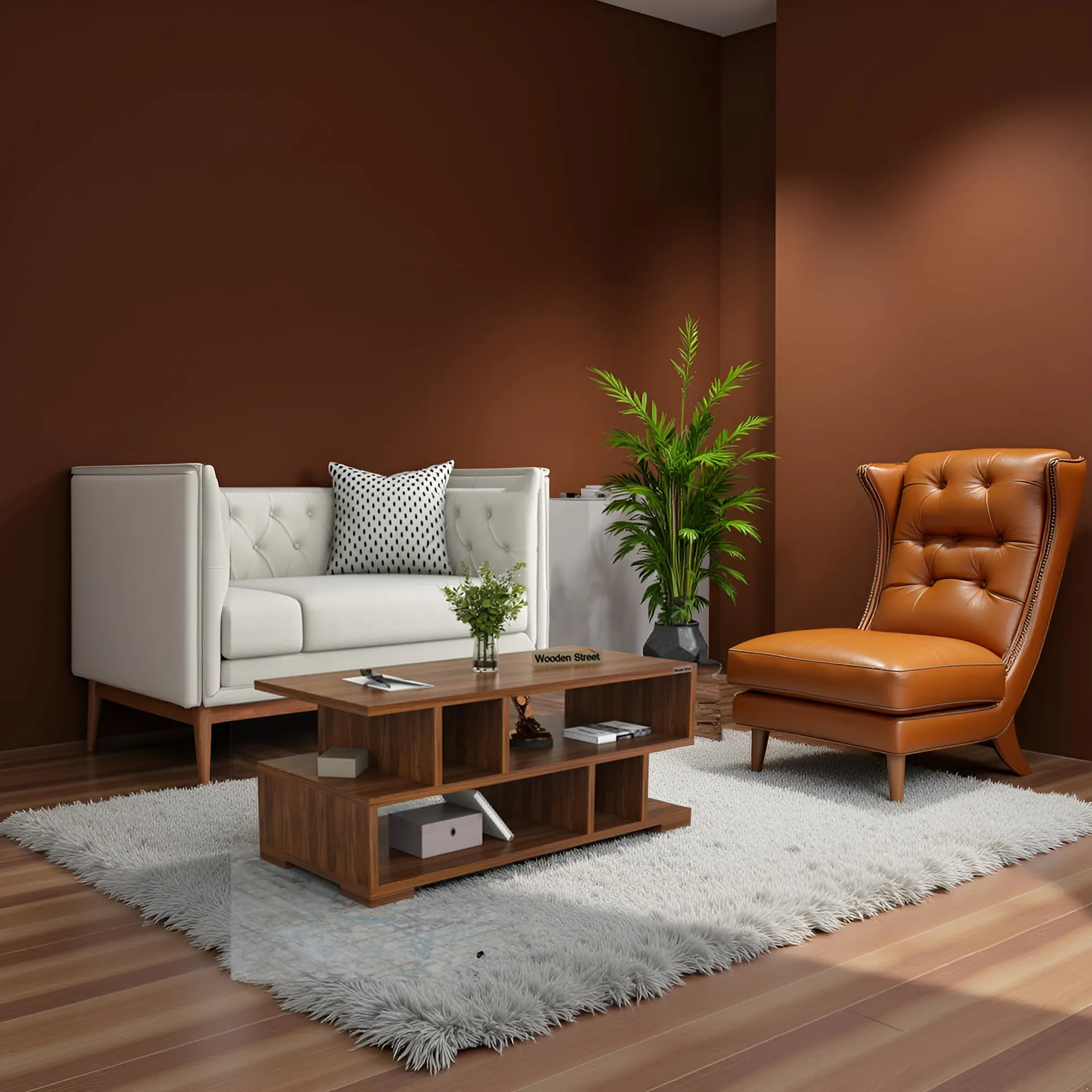 Homiboss CT01 Engineered Wood Coffee & Living Room Center Table thumbnail 6