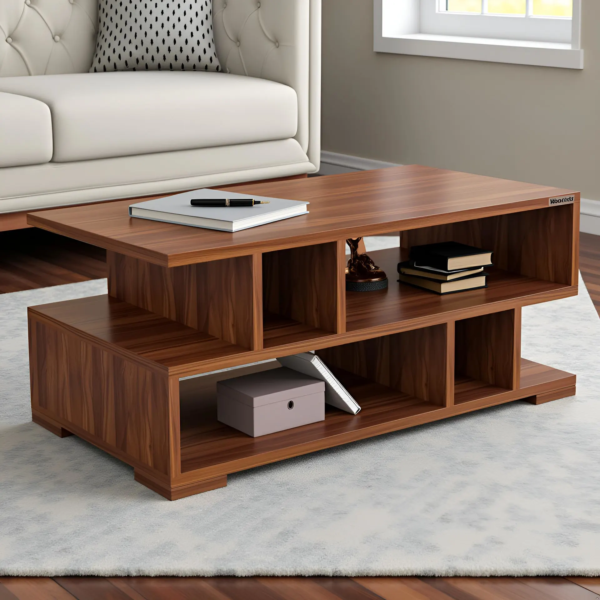 Homiboss CT01 Engineered Wood Coffee & Living Room Center Table thumbnail 2