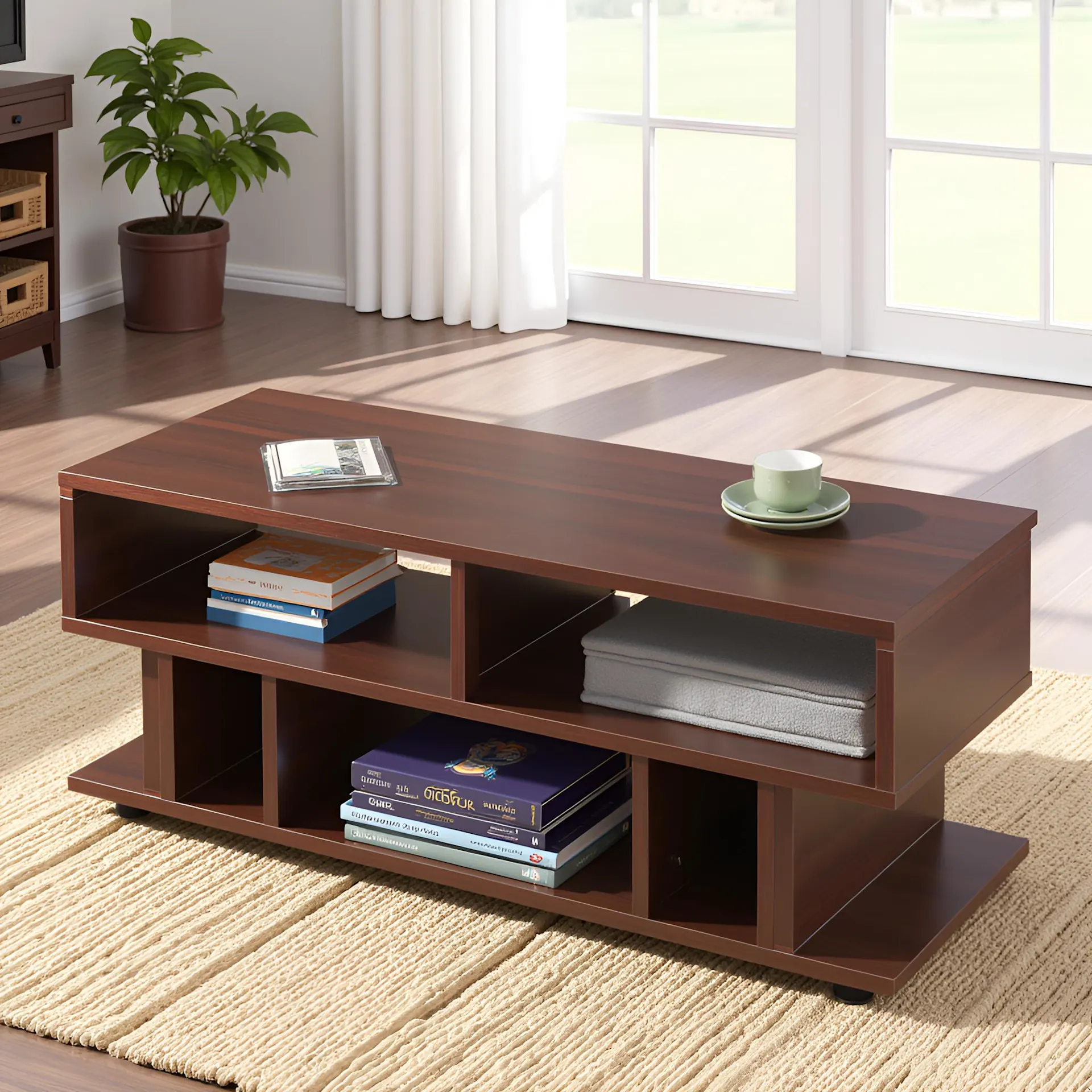 Homiboss CT01 Engineered Wood Coffee & Living Room Center Table thumbnail 5