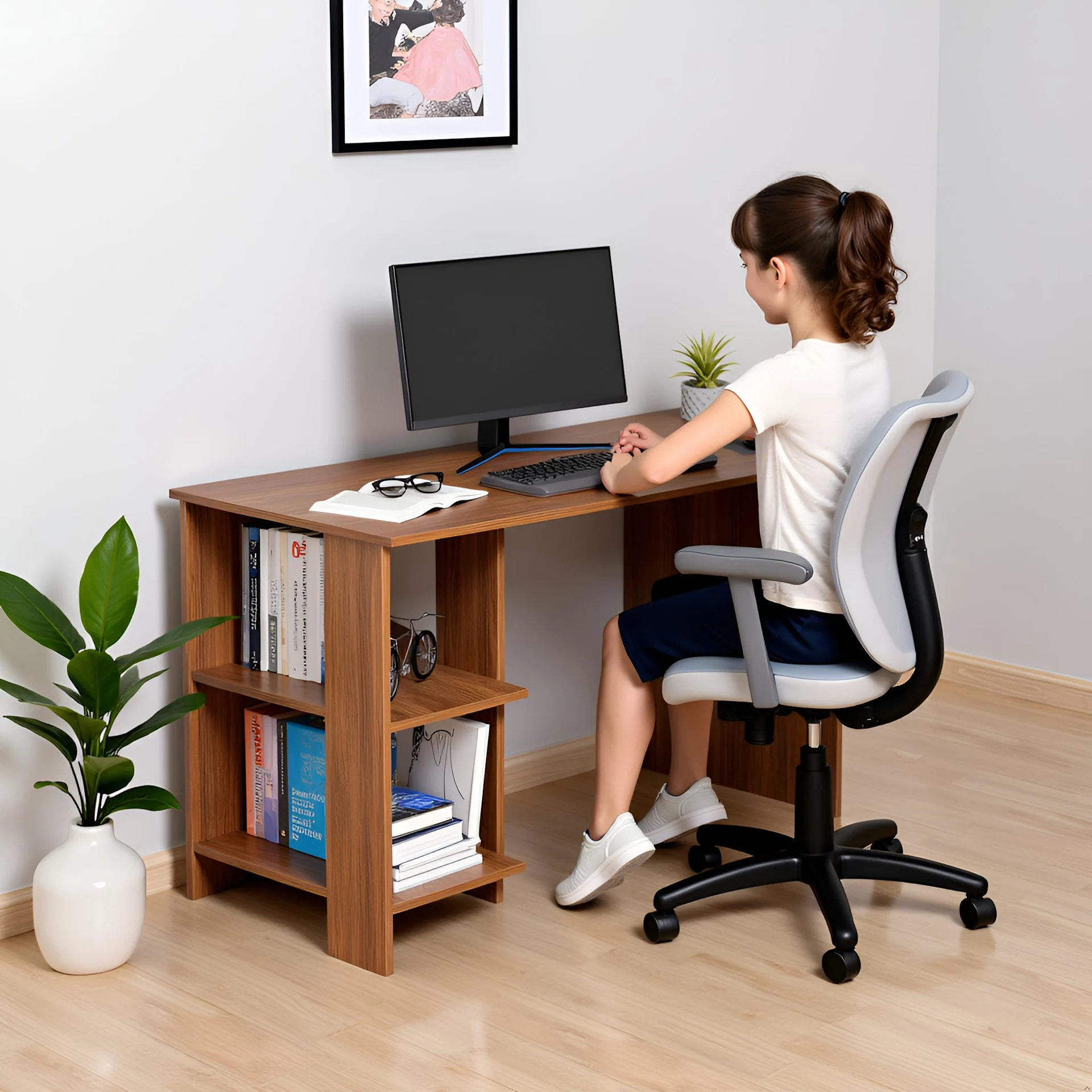 Homiboss Golf Multi-Functional Home Office & Study Desk - view 1