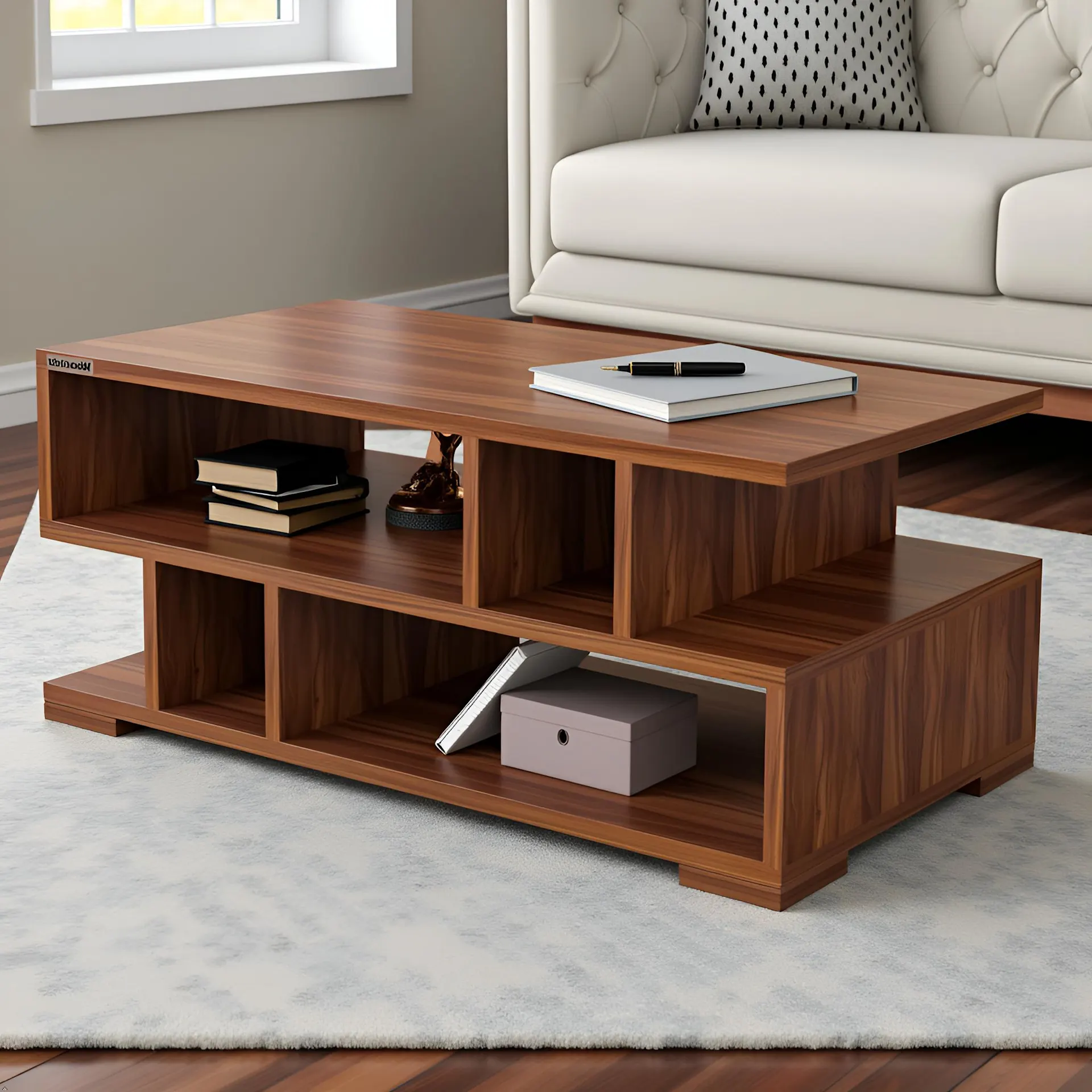 Homiboss CT01 Engineered Wood Coffee & Living Room Center Table thumbnail 1