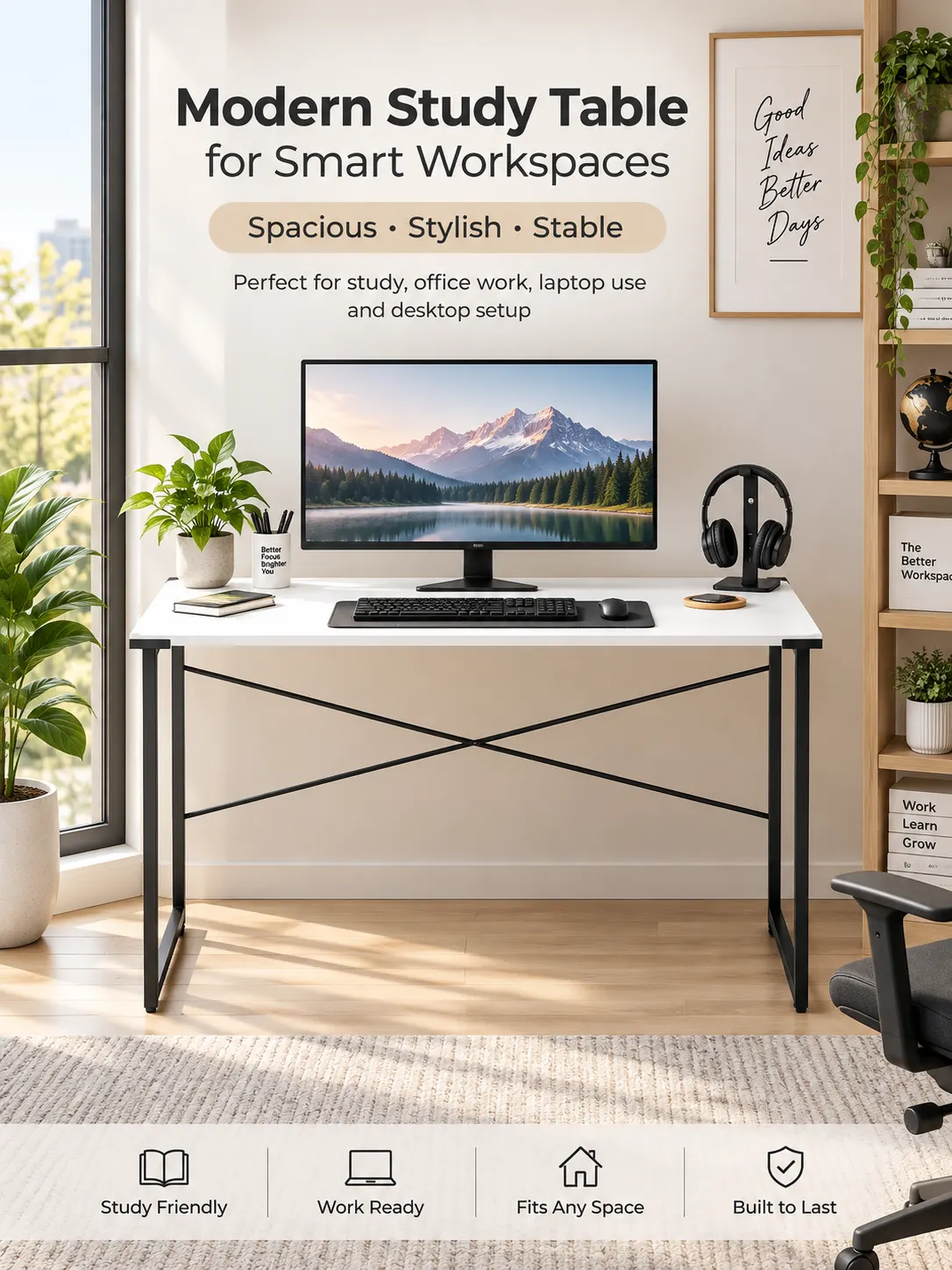 Homiboss MST Computer & Study Table for Home & Office thumbnail 6