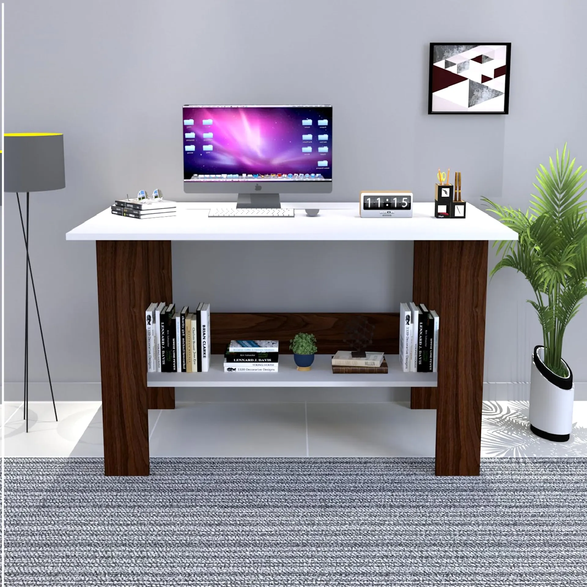 Homiboss Ertiga Engineered Wood Study & Computer Desk thumbnail 6