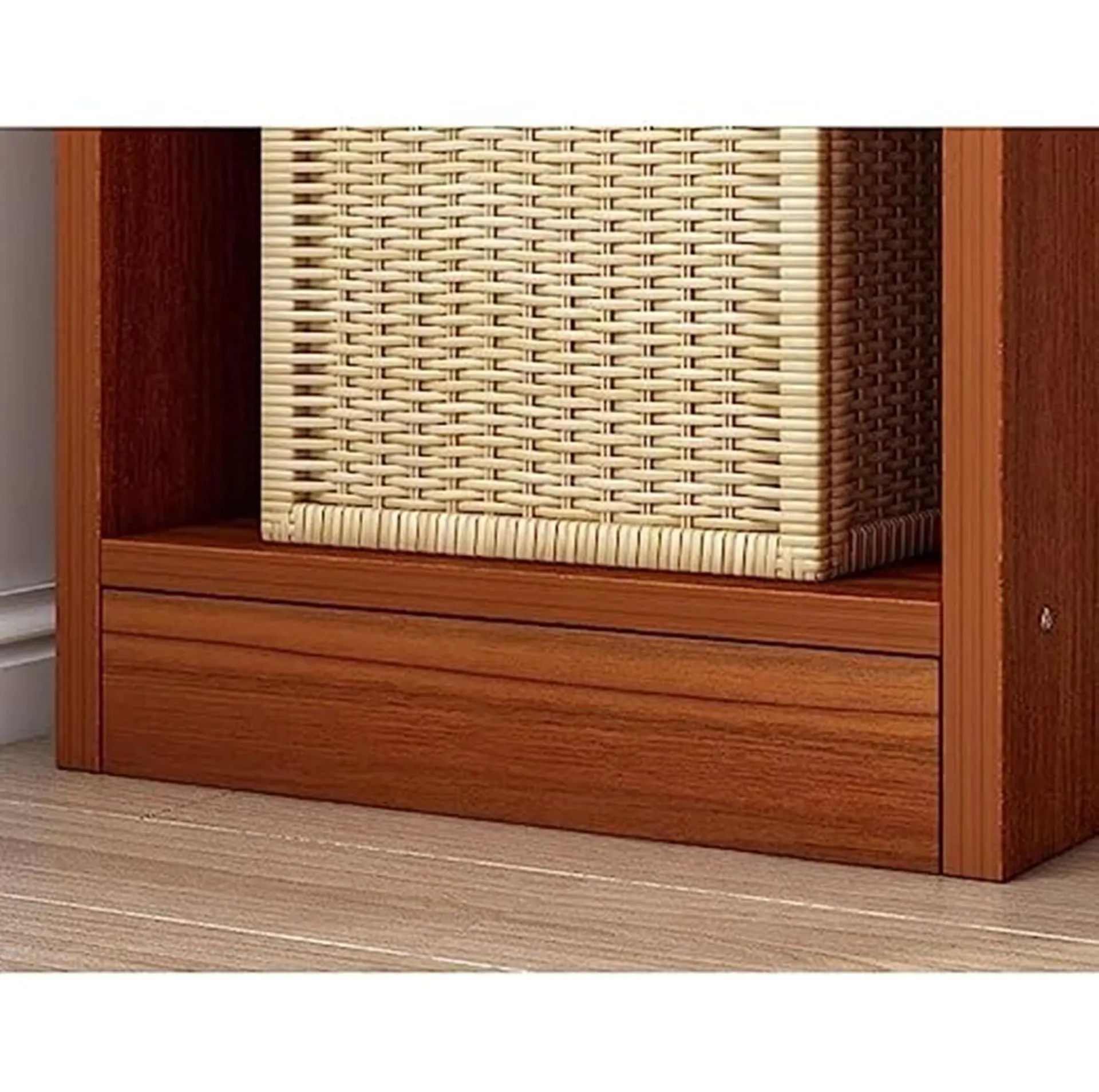 Homiboss 6-Tier Multipurpose Engineered Wood Bookshelf & Display Rack thumbnail 4