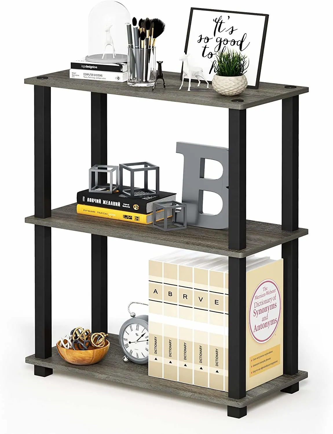 Homiboss Turn-N-Tube Multipurpose Tiered Storage & Display Rack thumbnail 4