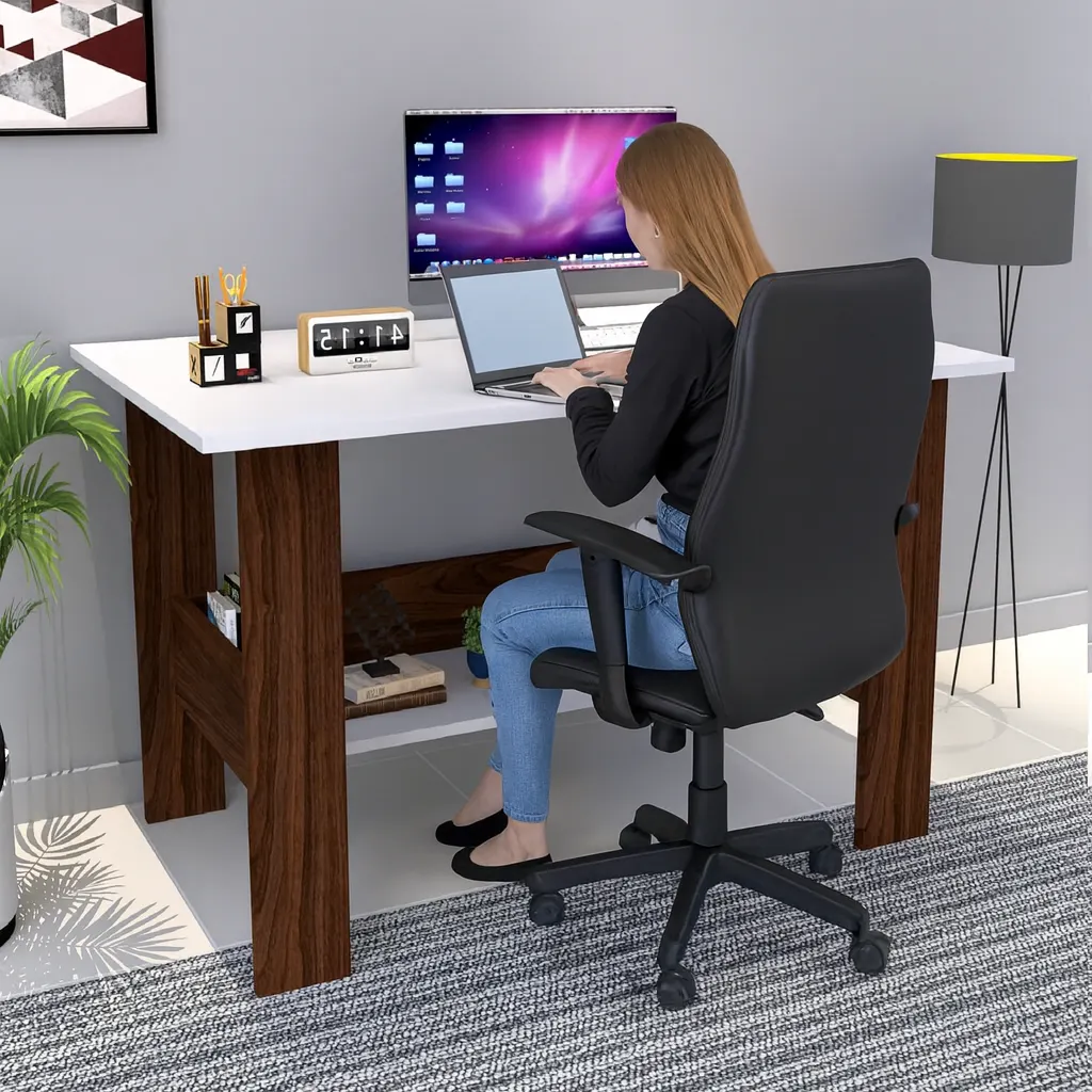 Homiboss Ertiga Engineered Wood Study & Computer Desk thumbnail 2