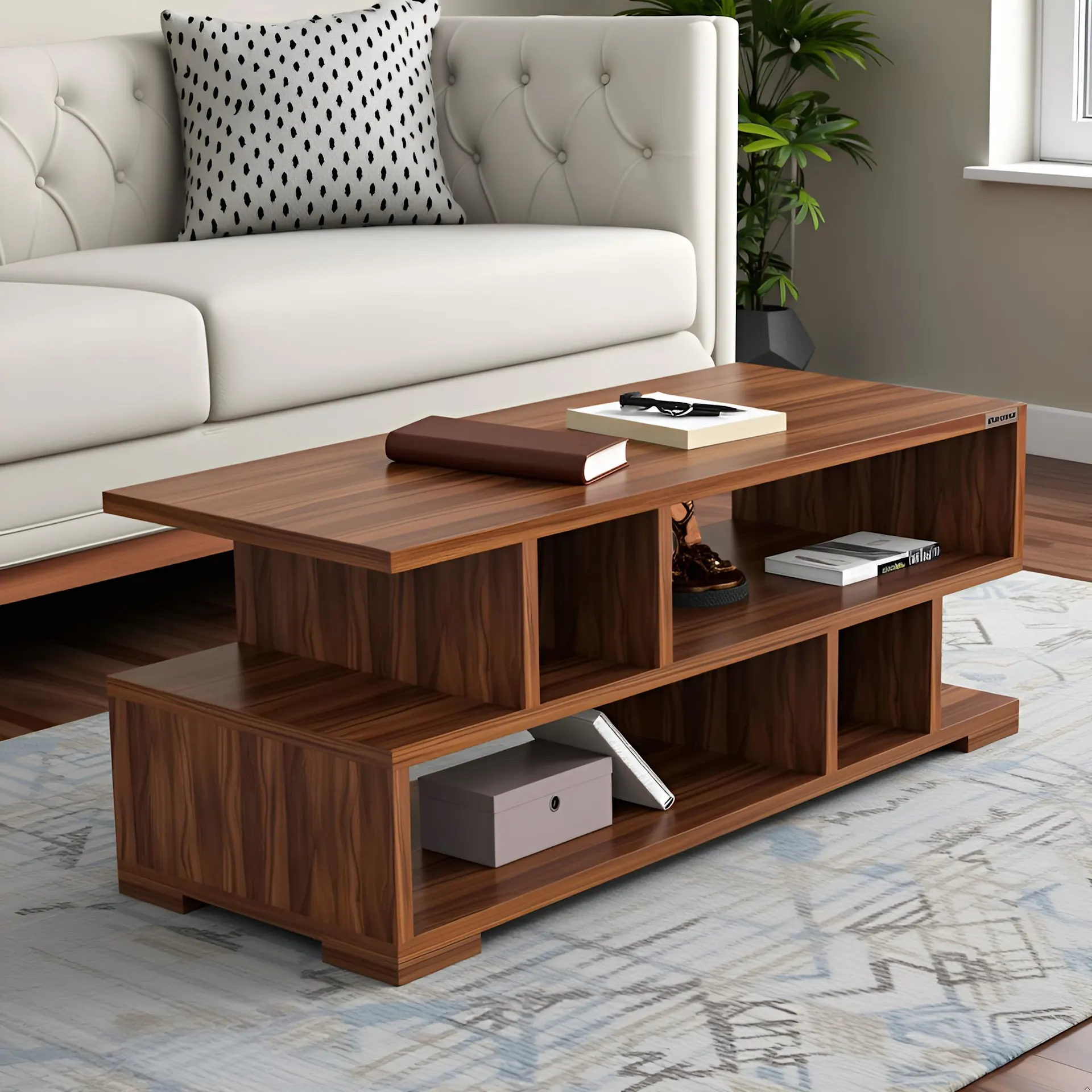 Homiboss CT01 Engineered Wood Coffee & Living Room Center Table thumbnail 8