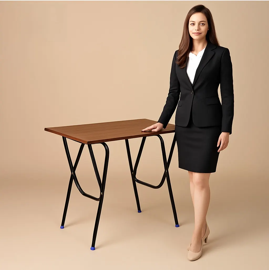Homiboss Foldable Computer & Study Table for Home & Office thumbnail 3