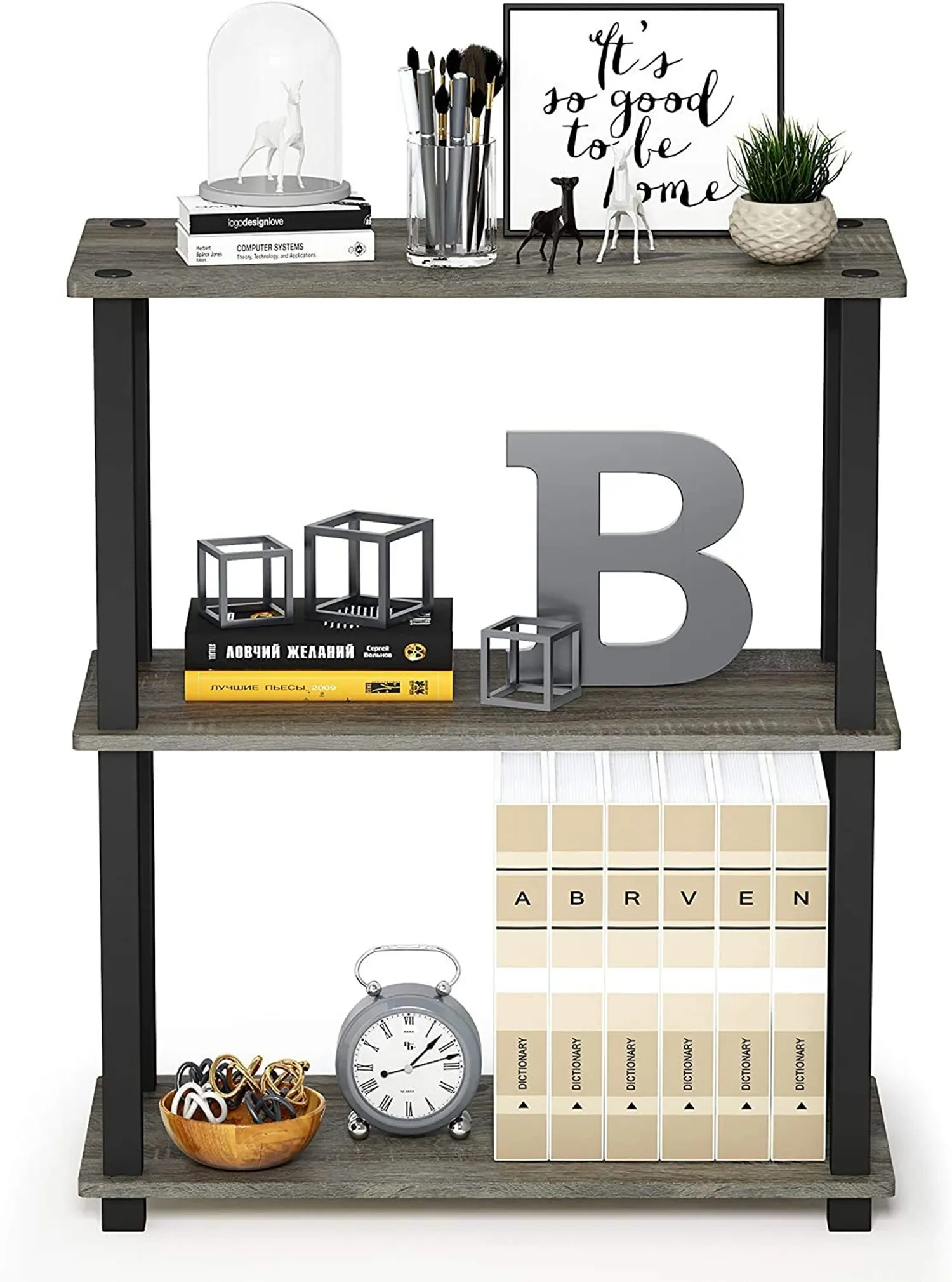 Homiboss Turn-N-Tube Multipurpose Tiered Storage & Display Rack thumbnail 13