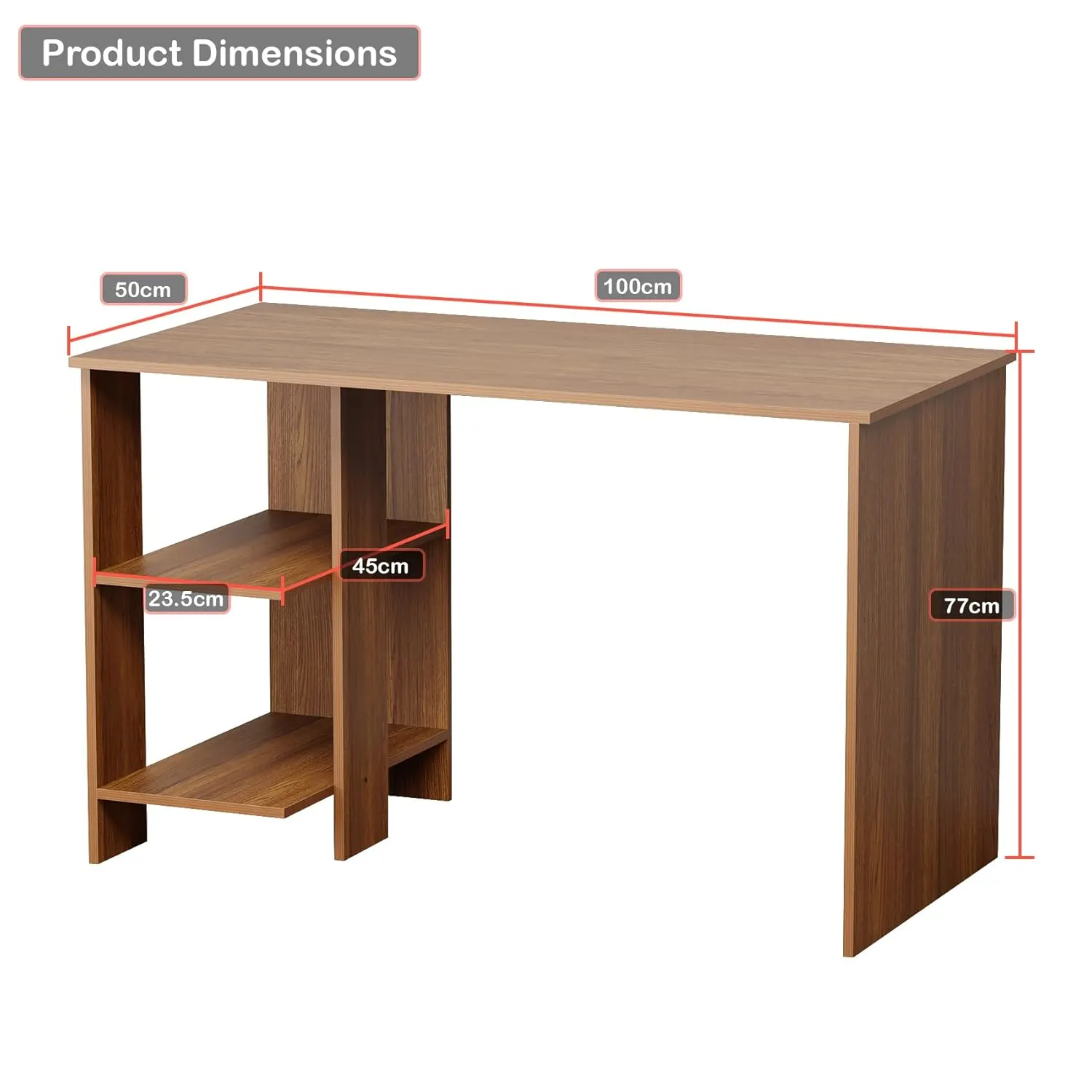 Homiboss Golf Multi-Functional Home Office & Study Desk thumbnail 6